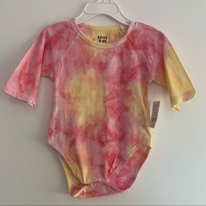 Exist Kids Pink & Yellow Onesie